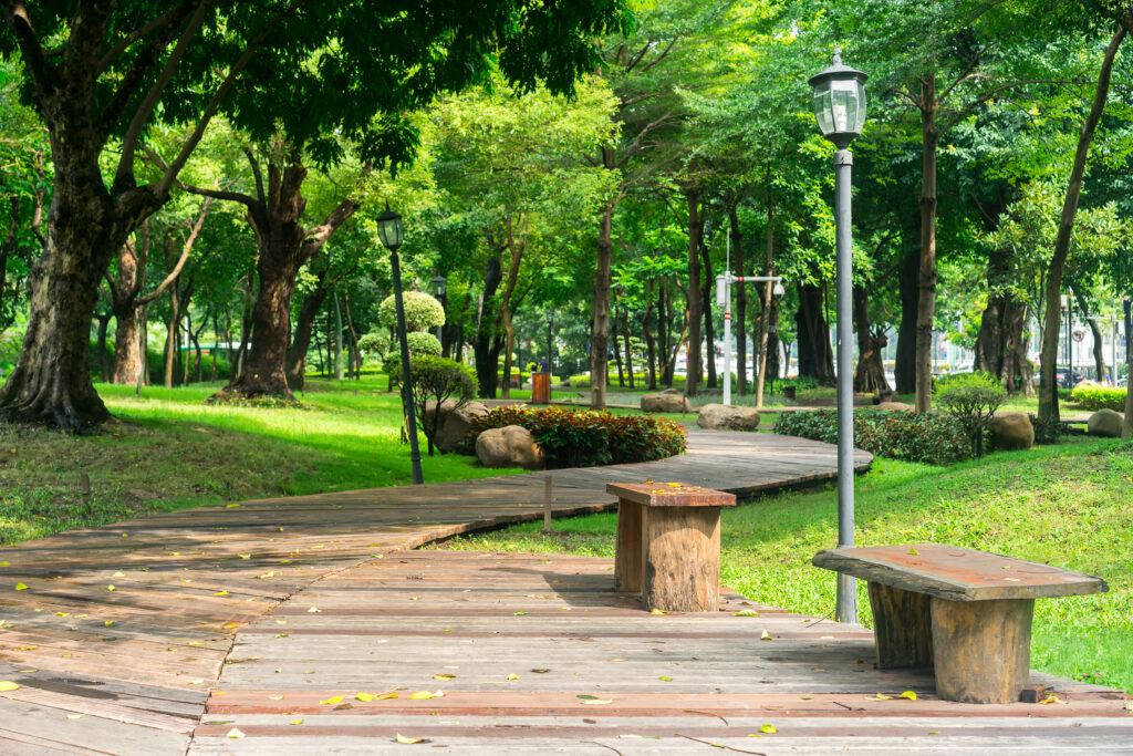 Parque e praças